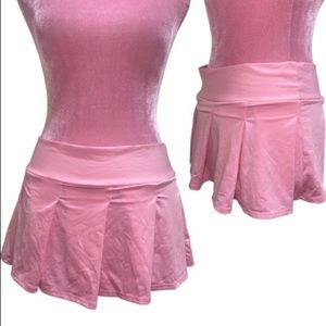 Exotic Nightlife Bubblegum Pink Mini Skirt Small